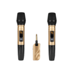 MICROFONO INALAMBRICO DOBLE AX24 HUGEL