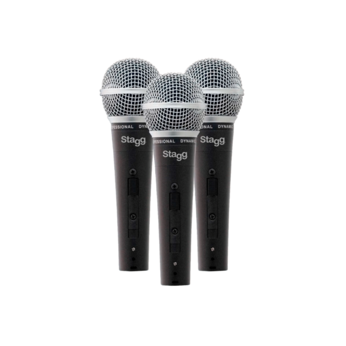 SET DE 3 MICROFONOS STAGG SDM503 - Imagen 2