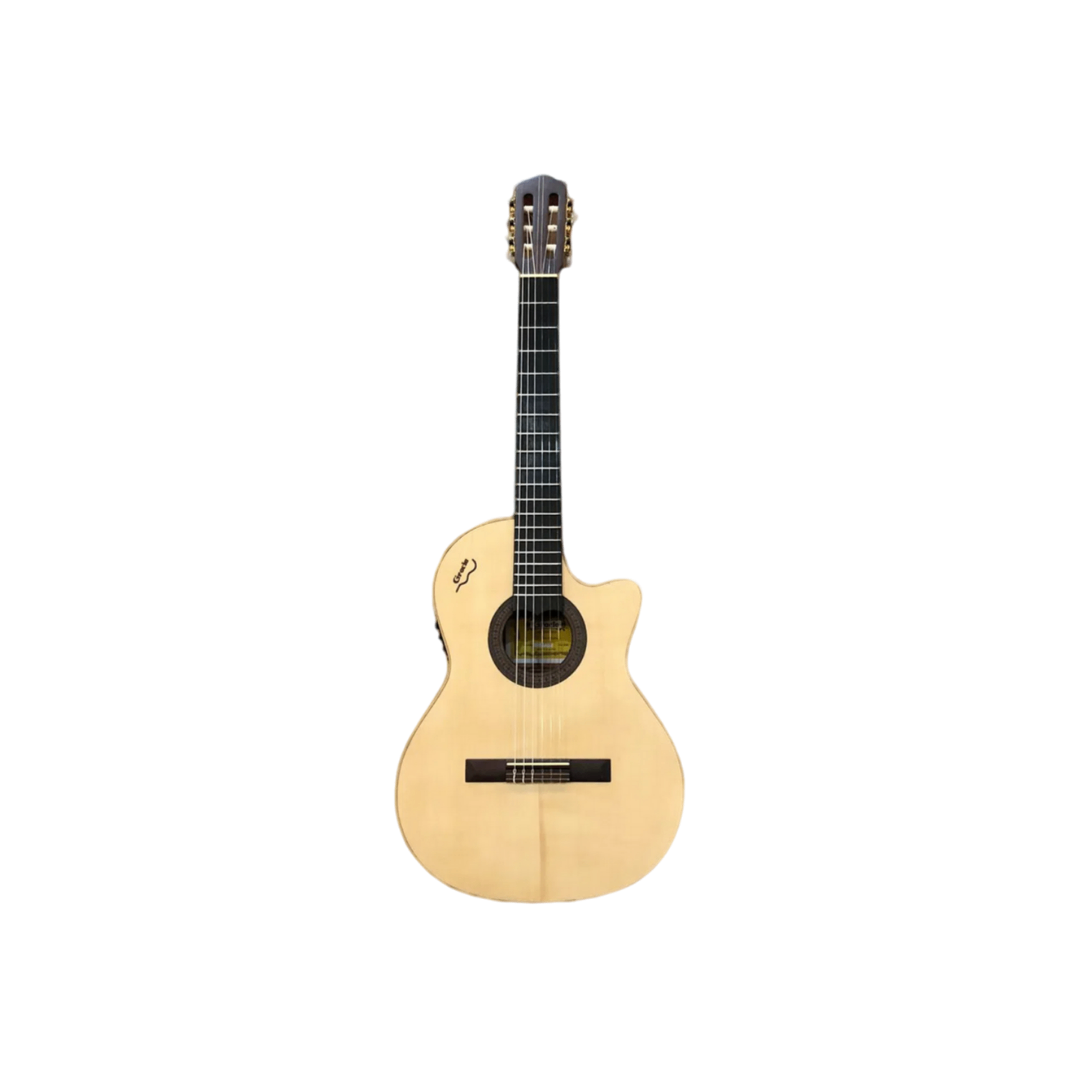 AA CORTE GUITARRA CLASICA GRACIA AA CON CORTE Y FISHMAN BLEND 301 - Imagen 1