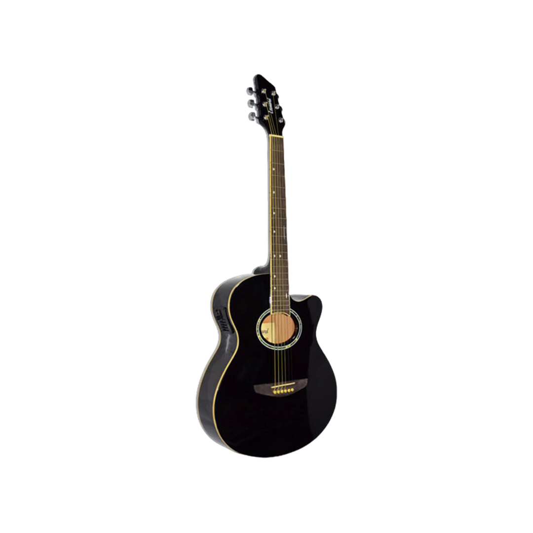 LEO BK (2) GUITARRA ELECTROACUSTICA LEONARD LA262BKEQ - Imagen 1