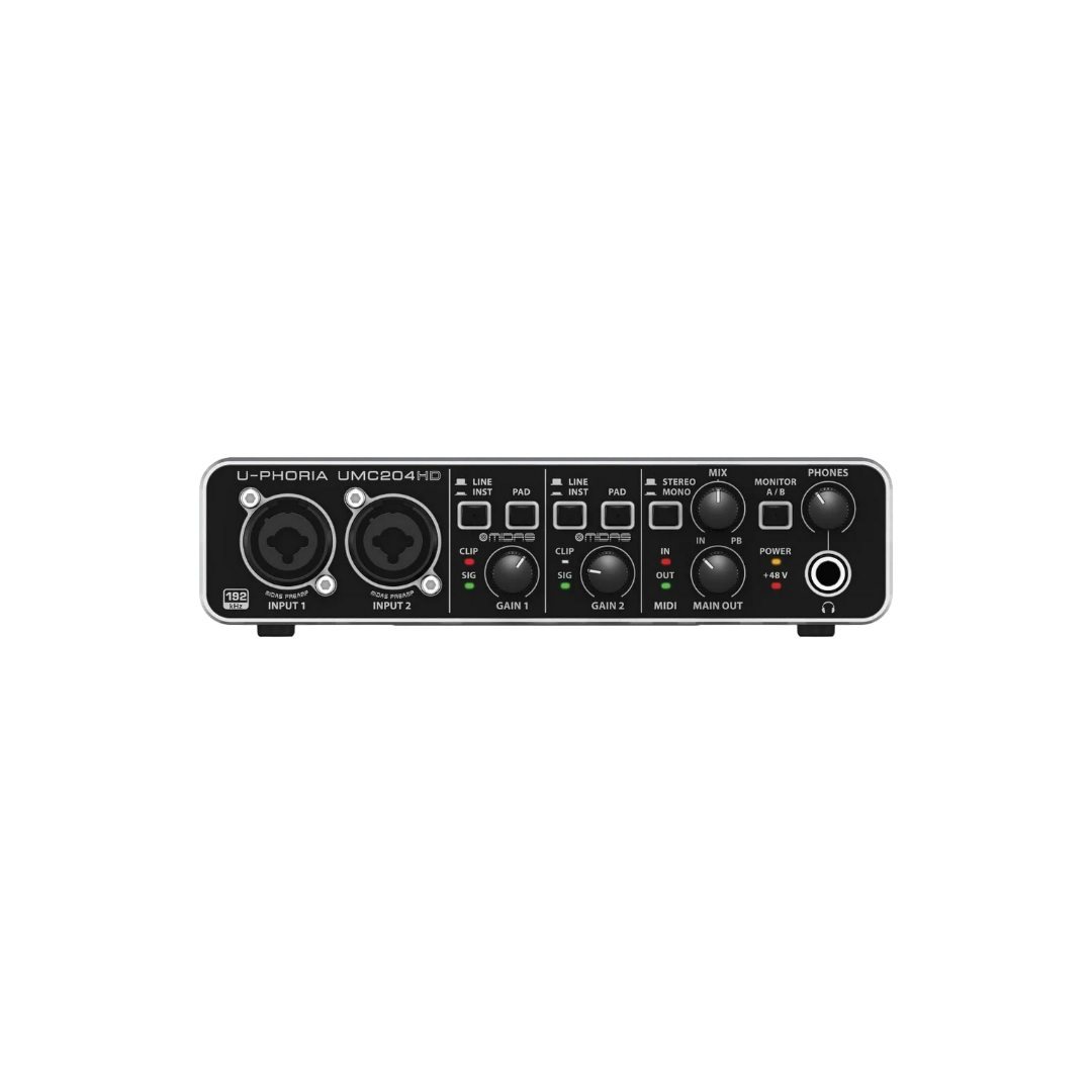 204 INTERFAZ USB BEHRINGER UMC204 HD - Imagen 1