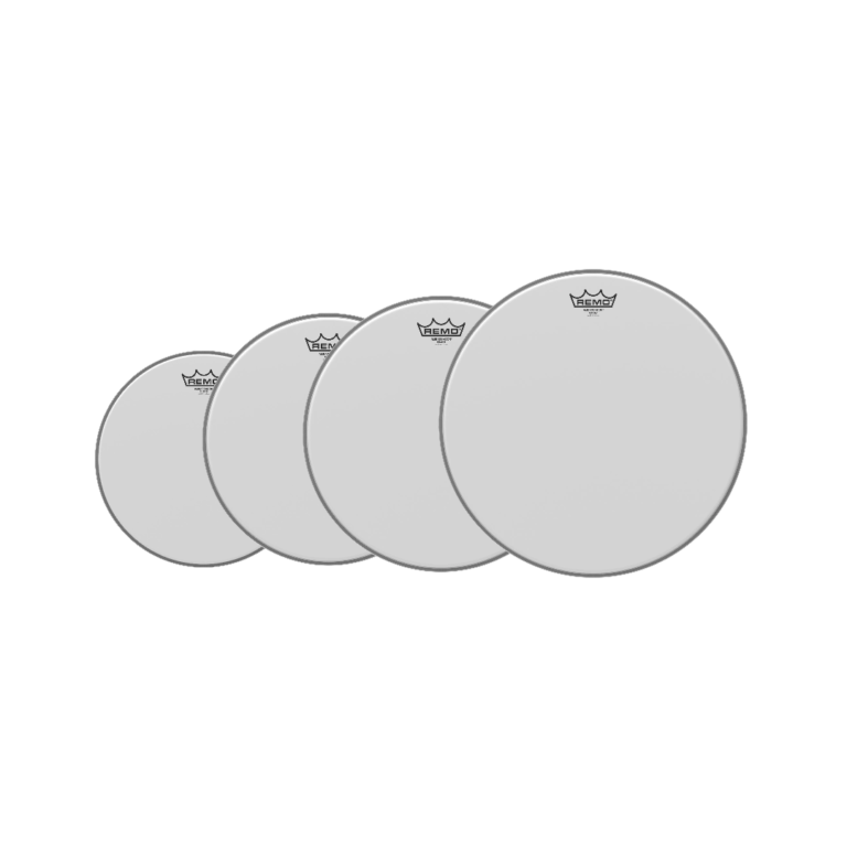 Remo Ambassador ProPack - Pelli Per Batteria Rivestite, Set Da 4 Pezzi Con Diametri 12'', 13'', 14'', 16''