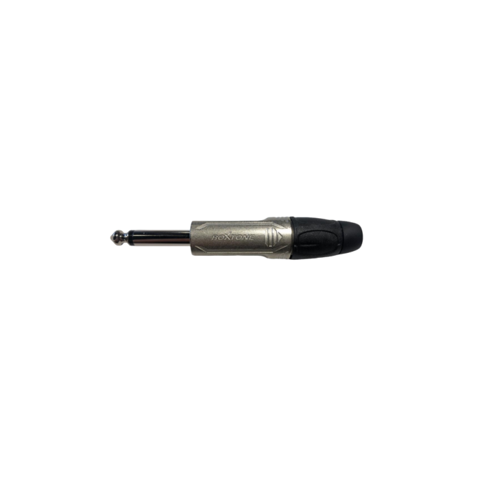 FICHA ROXTONE PLUG 6.5 MONO METAL RECTO RJ2 - Imagen 1